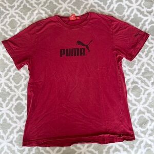 Puma Men's Red T-shirt